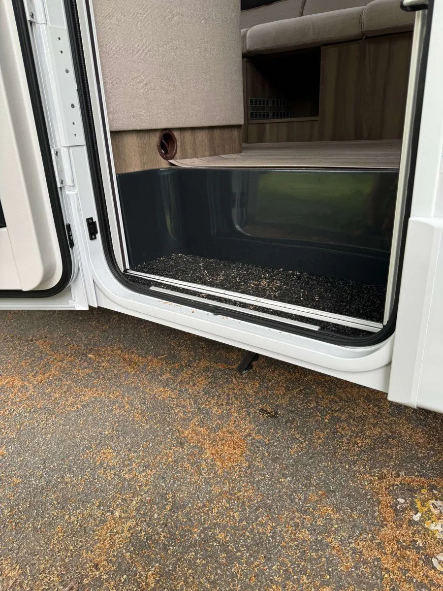 Roller Team Kronos 590 Compact Motorhome Rear Storage