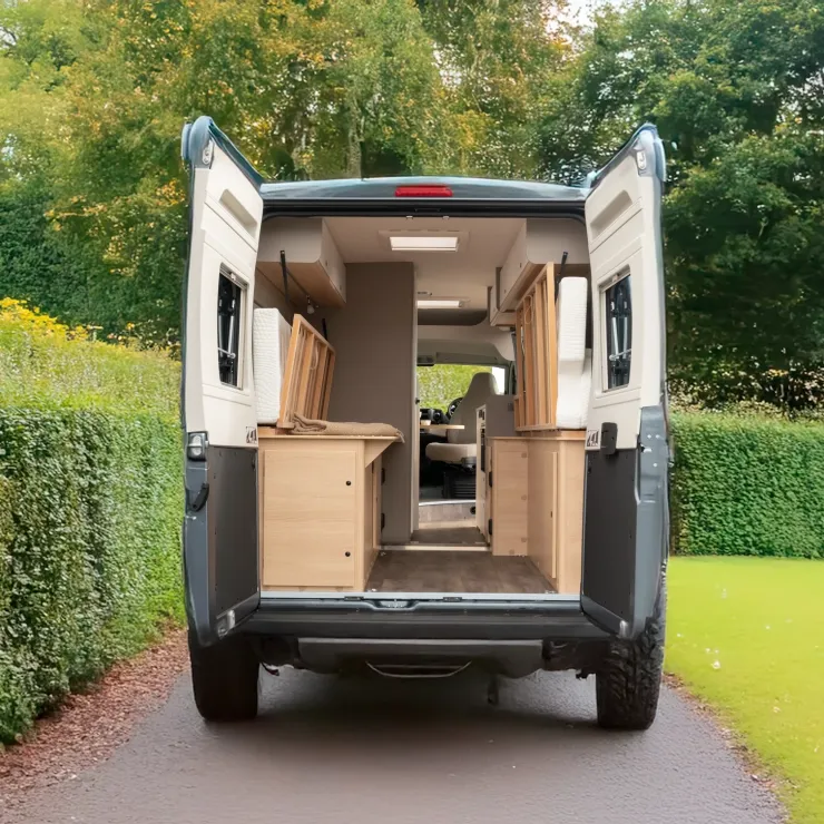 Elddis Whirlwind Gtv Campervan Rear Doors View