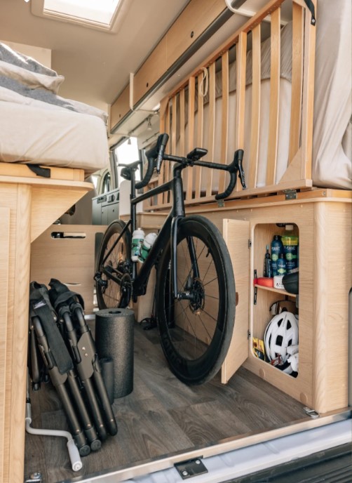 Sunlight Cliff X 600 Deluxe Campervan 2 Berth Cabin Storage For Bikes