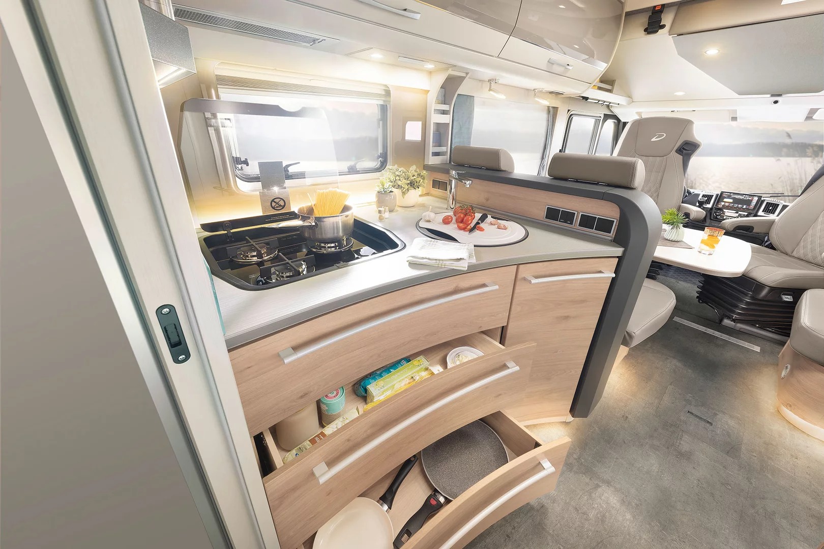 Deffleffs Esprit Motorhome Kitchen