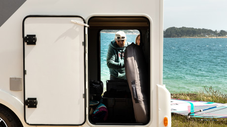 Sun Living A Series 6 Berth Overcab Bed A70DK Motorhome Rear Garage