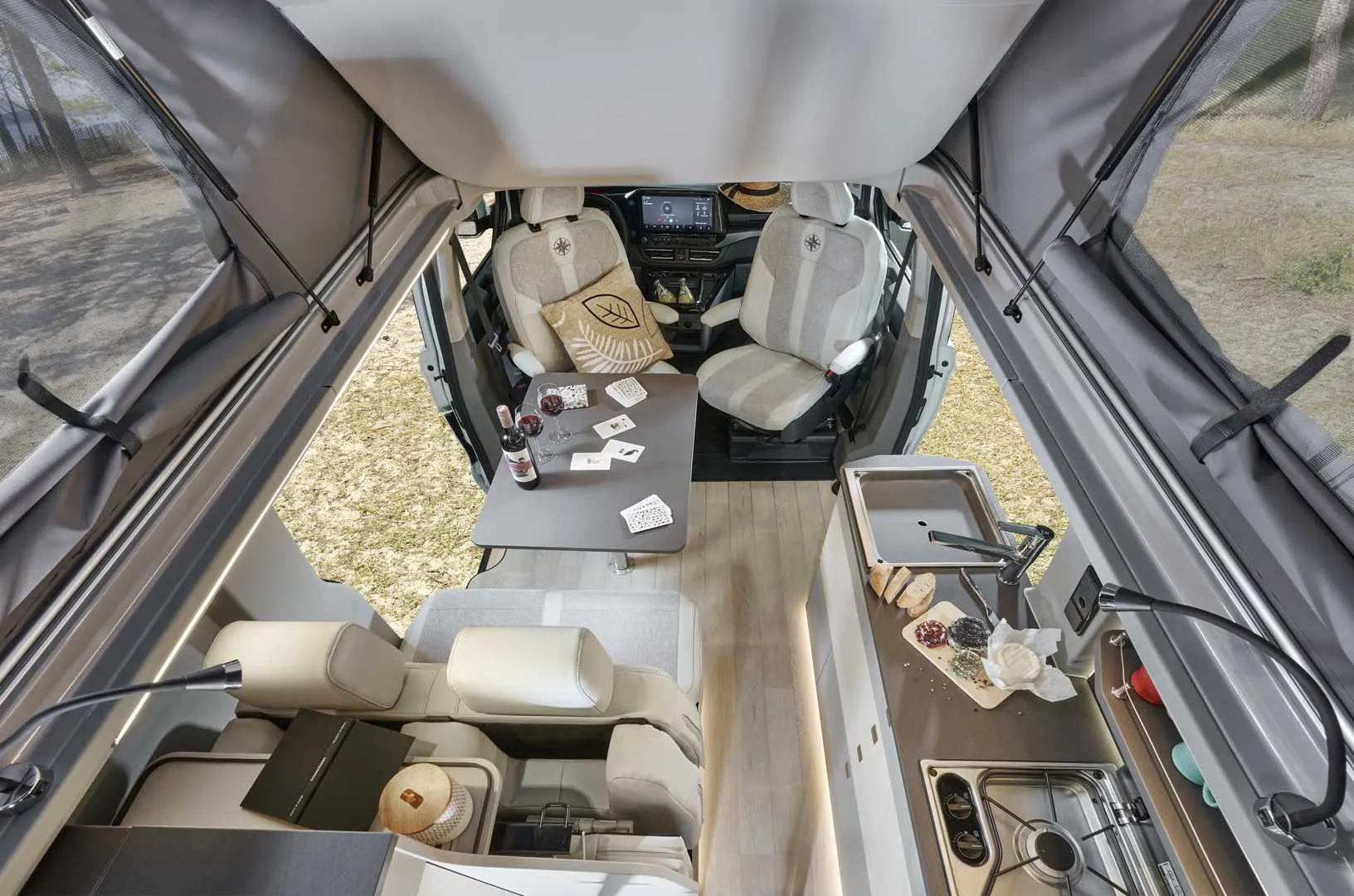 Westfalia Kelsey Campervan Inside From Pop Top