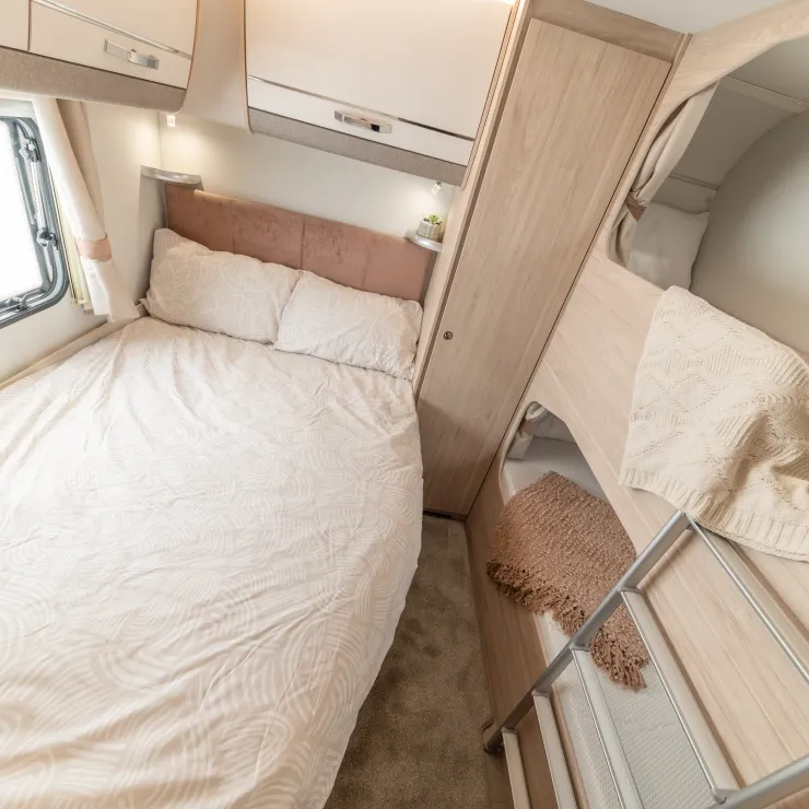 Elddis Whirlwind Caravan Bedroom