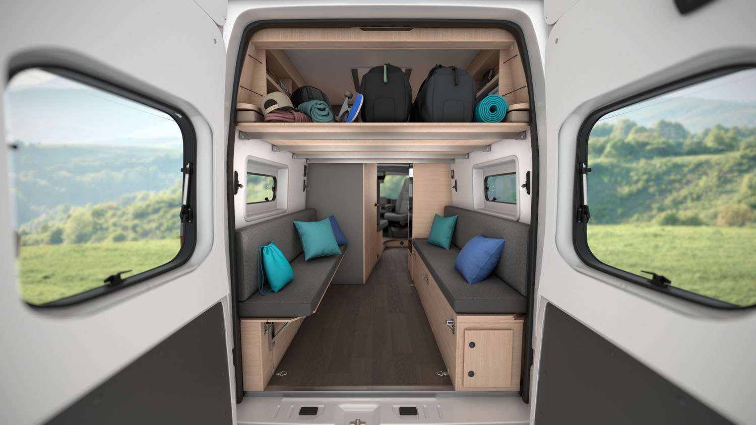 Sun Living V Series Campervan Rear Van Configuration 6