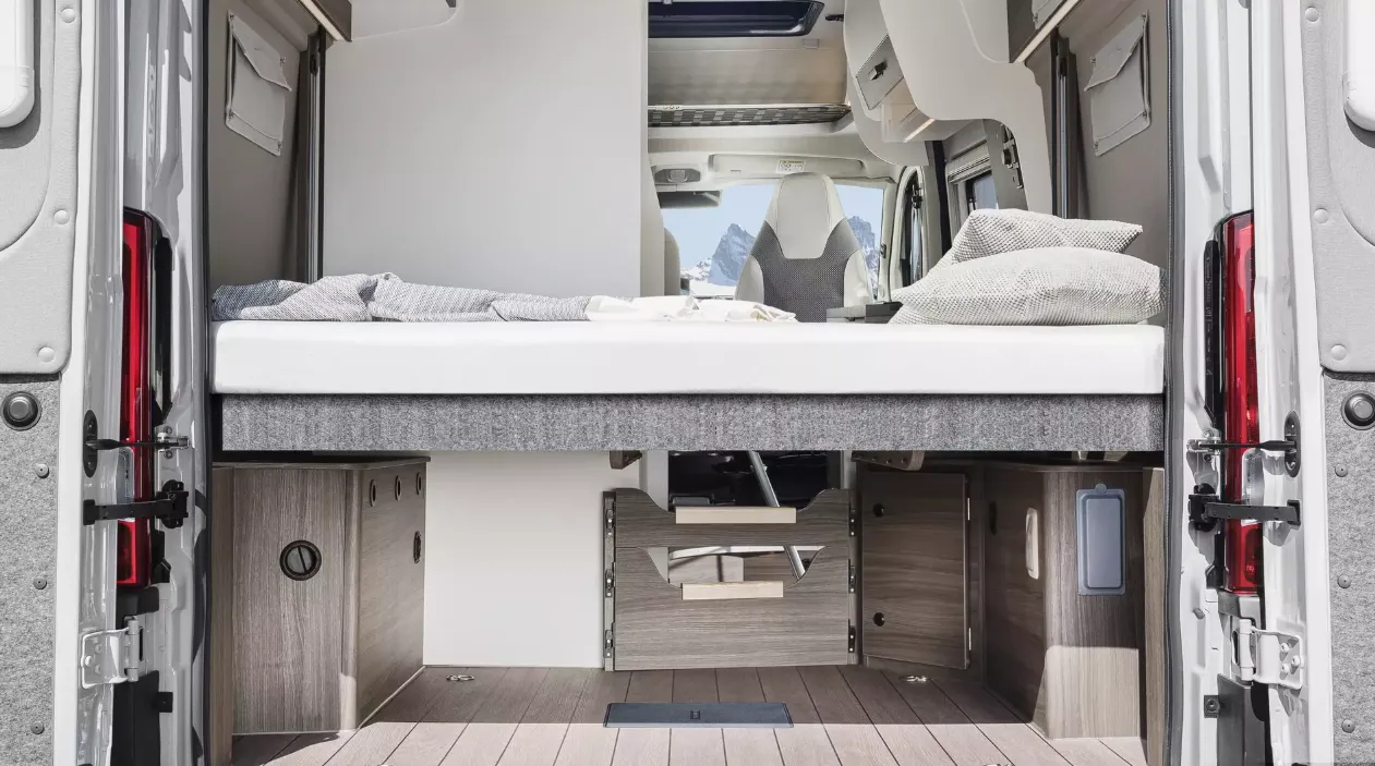 Vantourer Campervan Range Fold Down Bed