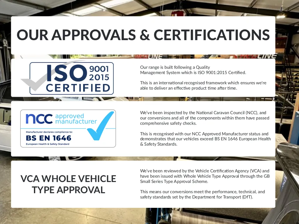 Redline Campers Our Approvals And Certifications NEC Show Listing