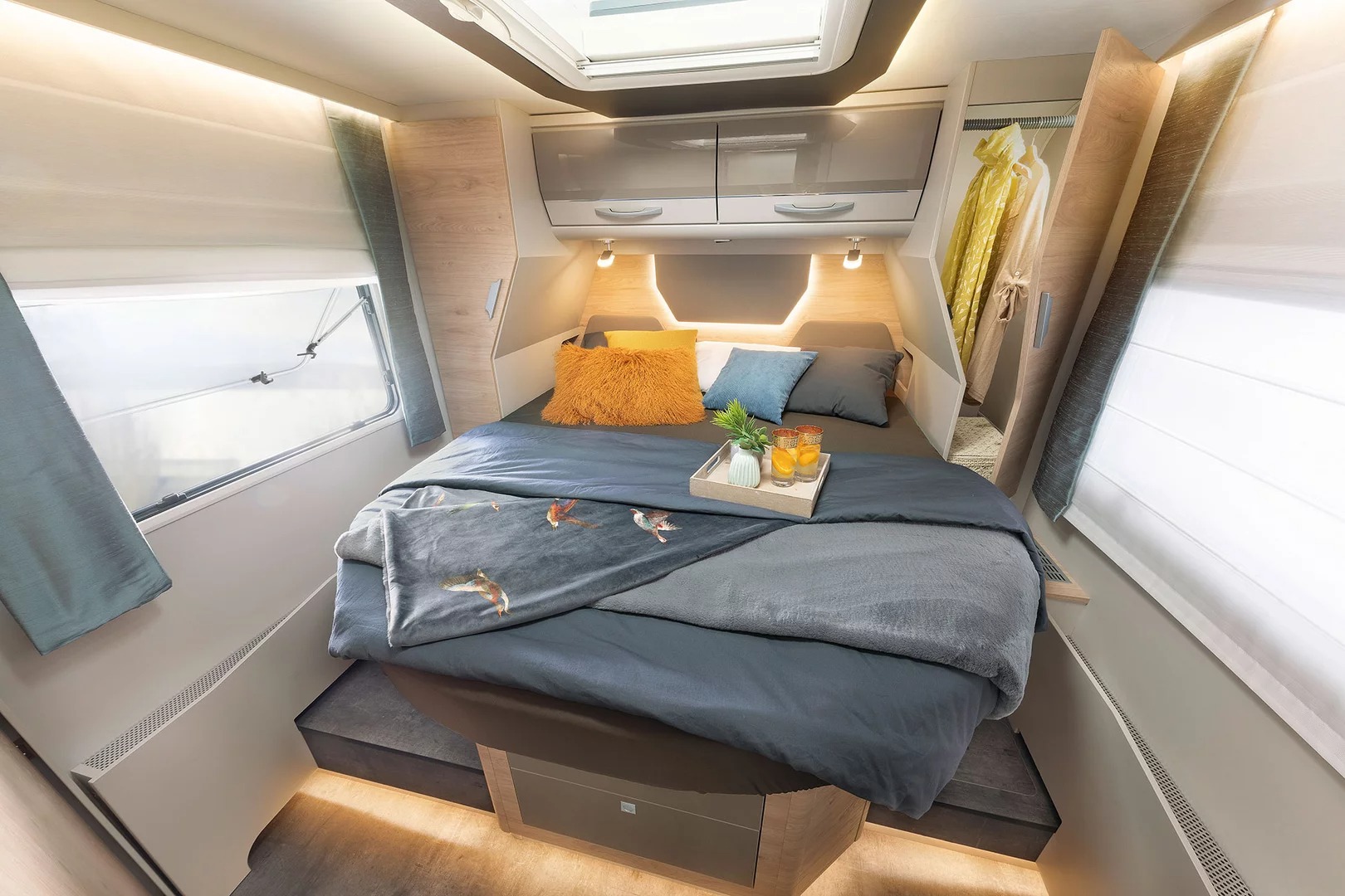 Deffleffs Esprit Motorhome Bedroom