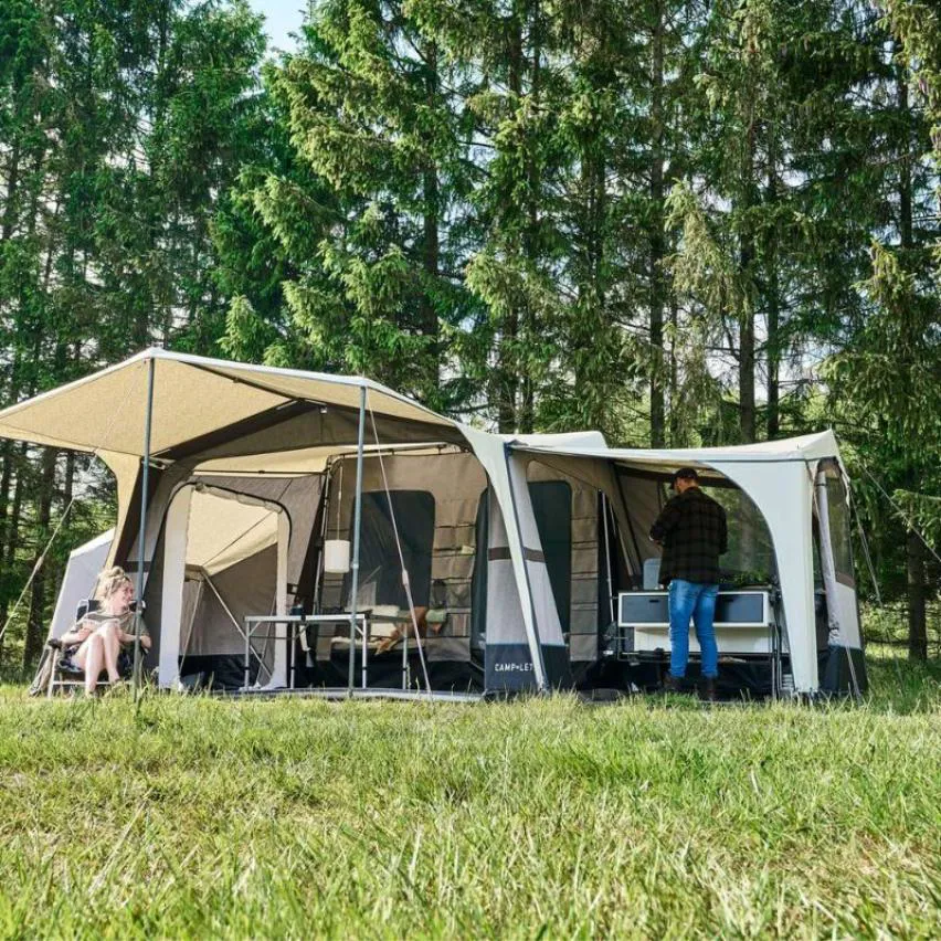 Camp Let Earth With Suncanopy Sidetent