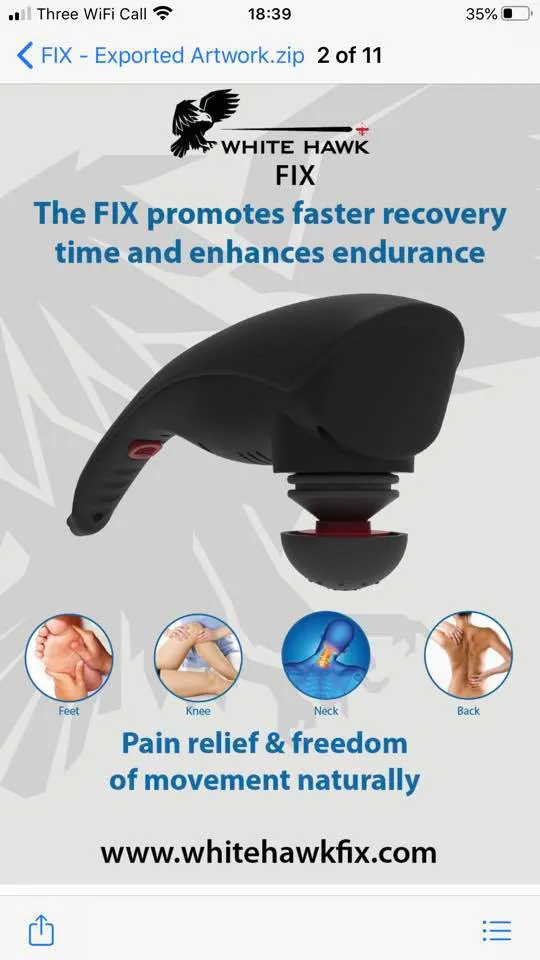 White Hawk Products Fix Massage 2