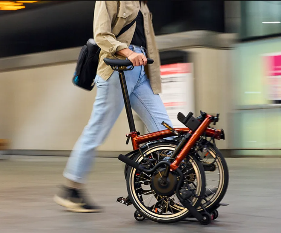 Brompton Electric Bike Folded