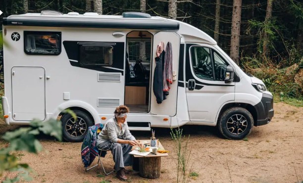 Sunlight VAN V60 2 Berth Motorhome Parked Up On Adventure