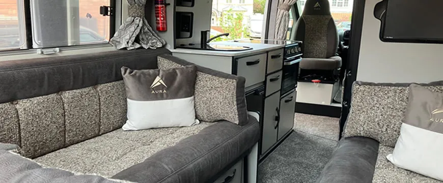 Aura Campervan Ranges Interior Example