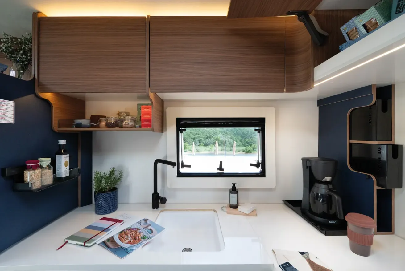 Rimor Sailer Motorhome Kitchen Side