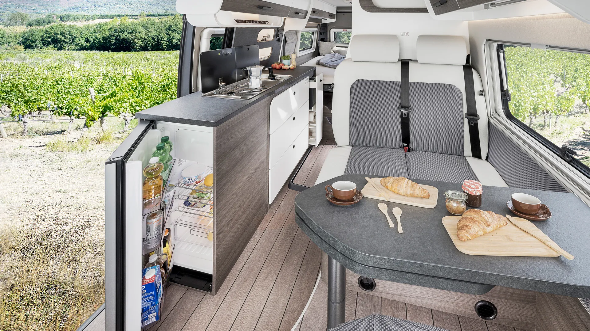 Vantourer Campervan 630L Wohnen Totale Tisch Eingeklappt 2 Mj 2026