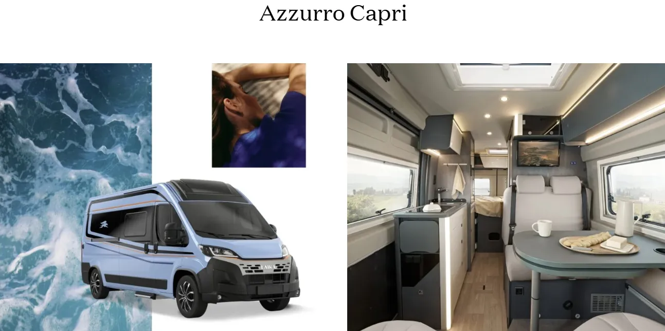 Laika Kosmo Supremo Campervan Azzuro Capri