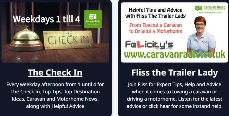 Caravan Radio Programmes.2