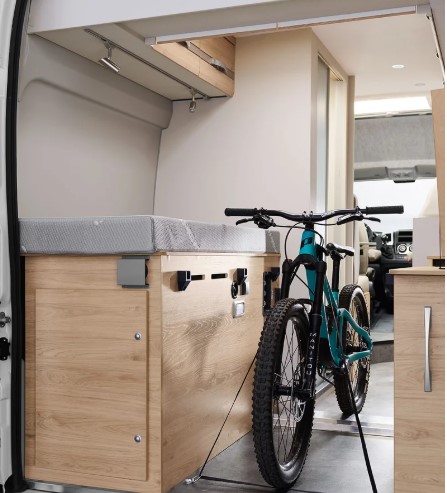 Dethleffs Globetrail 600ER Fiat Campervan Bike Storage