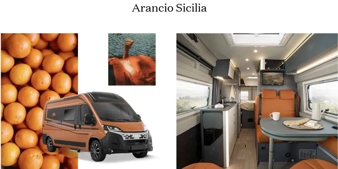 Laika Kosmo Supremo Campervan Arancia Sicillio